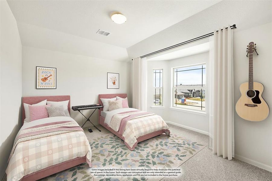 Furnished interior view inside a new home in Godley Ranch Elements, Godley (Image 7). Furnished interior view inside a new home in Godley Ranch Elements, Godley (Image 7).