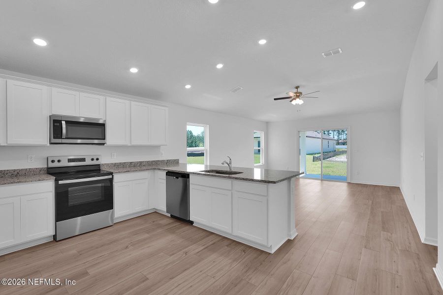 Furnished interior view inside a new home in Westport Landing, Jacksonville (Image 5).