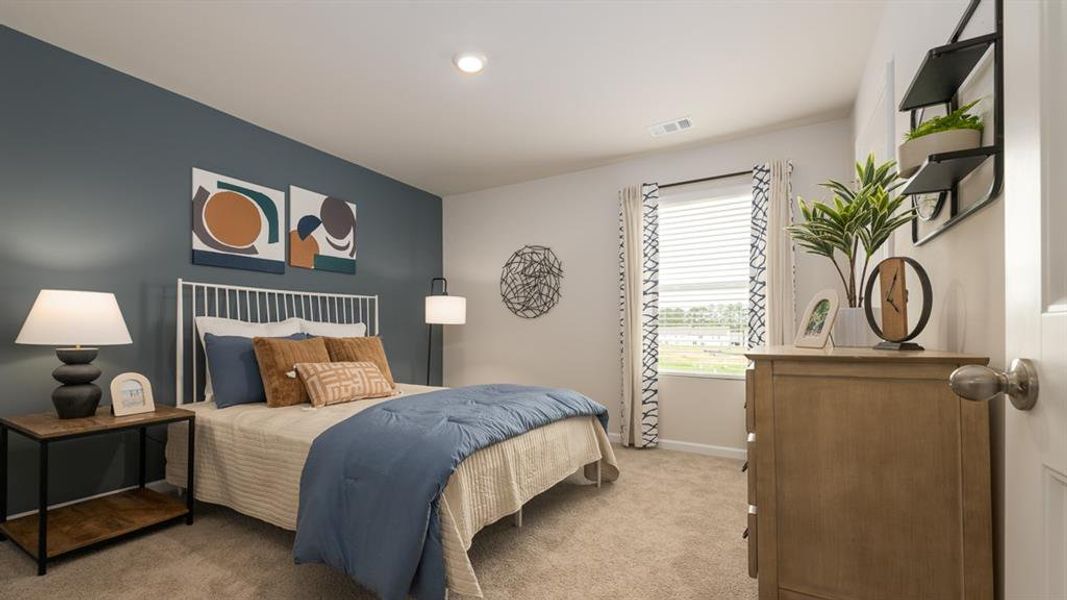 Furnished interior view inside a new home in Rosewood Farms, Acworth (Image 25). Furnished interior view inside a new home in Rosewood Farms, Acworth (Image 25).