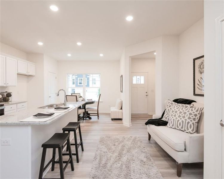 Furnished interior view inside a new home in , Conyers (Image 29).