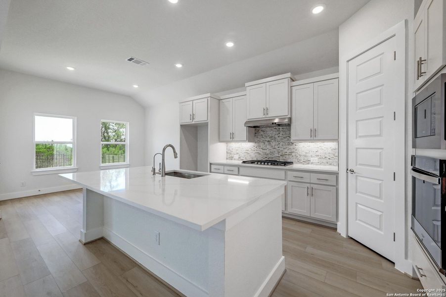 Furnished interior view inside a new home in The Grove at Vintage Oaks, New Braunfels (Image 8).