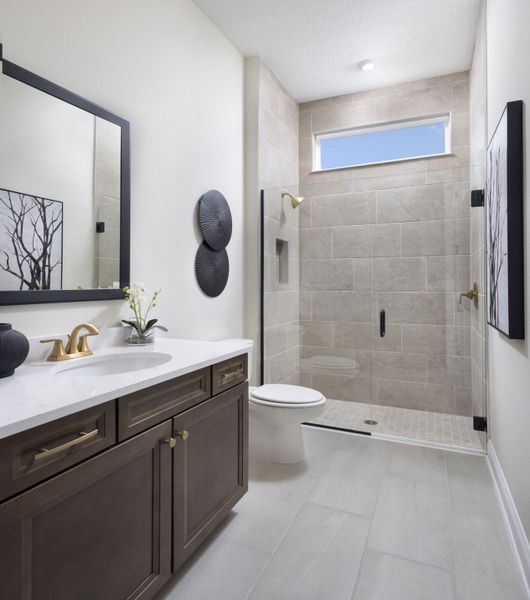 Representative furnished interior of a home built from the Curacao by Mattamy Homes in RiverTown, St. Johns (Image 14).