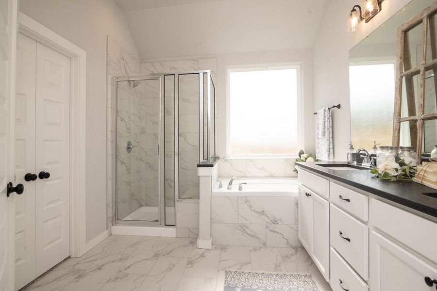 Representative furnished interior of a home built from the The Laurel by Avonley Homes in Greens Prairie Reserve, College Station (Image 14).