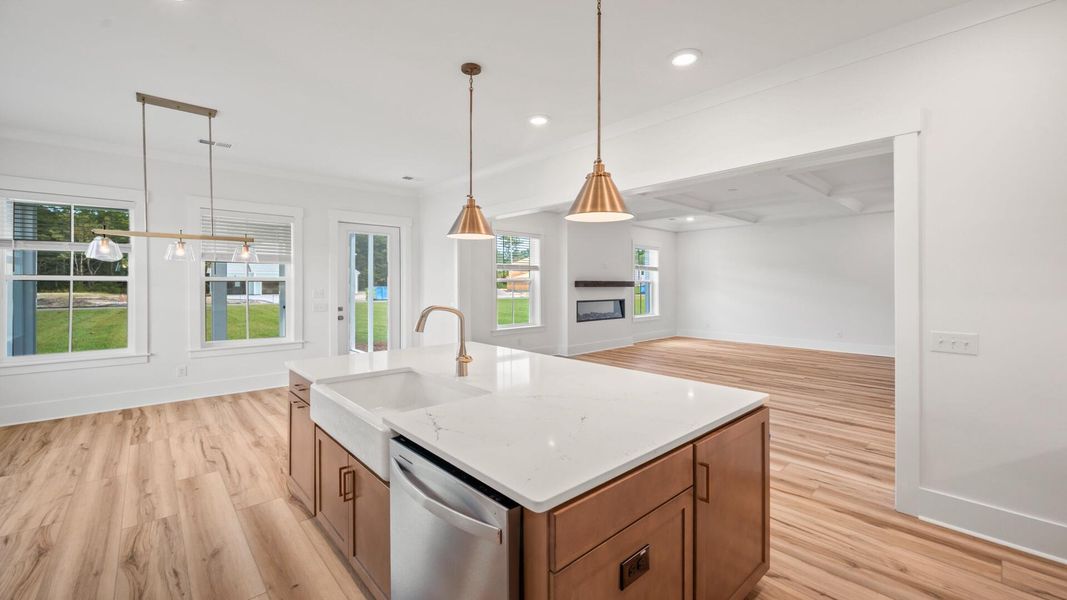 Furnished interior view inside a new home in Oak Bend, James Island (Image 11). Furnished interior view inside a new home in Oak Bend, James Island (Image 11).