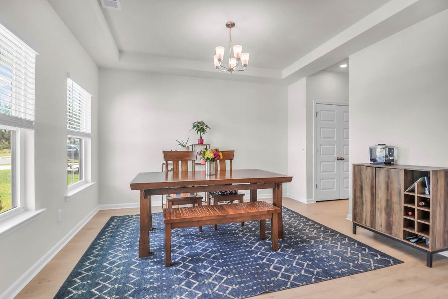 Furnished interior view inside a new home in Sweetgrass at Summers Corner: Arbor Collection, Summerville (Image 8).