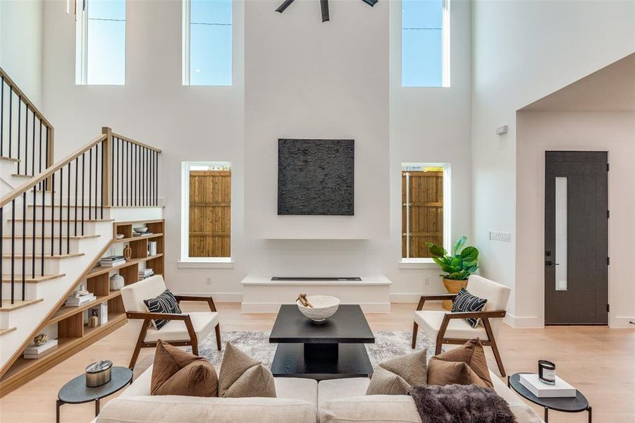 Furnished interior view inside a new home in , Dallas (Image 6).