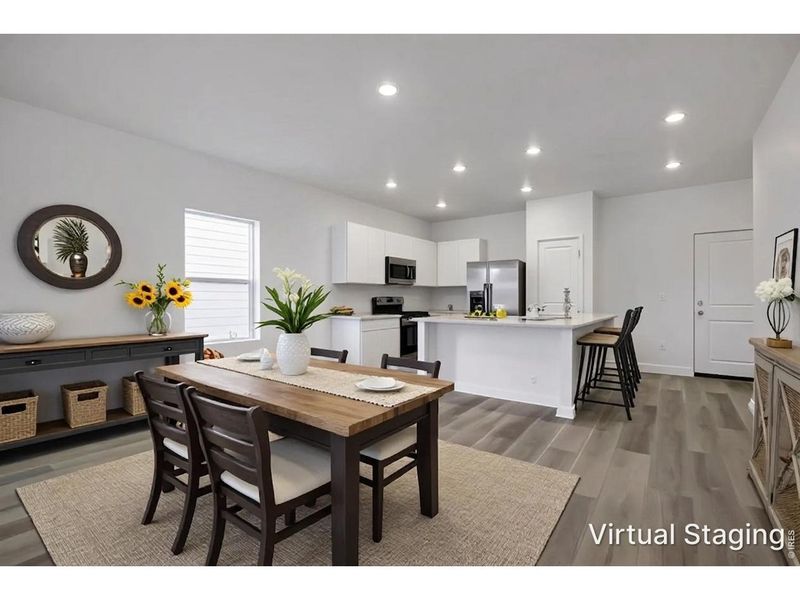 Furnished interior view inside a new home in Prairie Song, Windsor (Image 8).