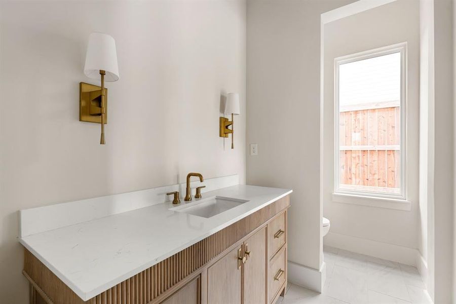 Furnished interior view inside a new home in , Dallas (Image 11).