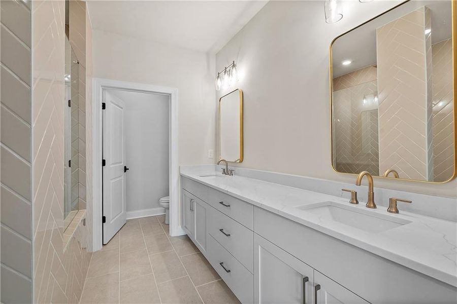 Furnished interior view inside a new home in Waterhaven, Cumming (Image 11).