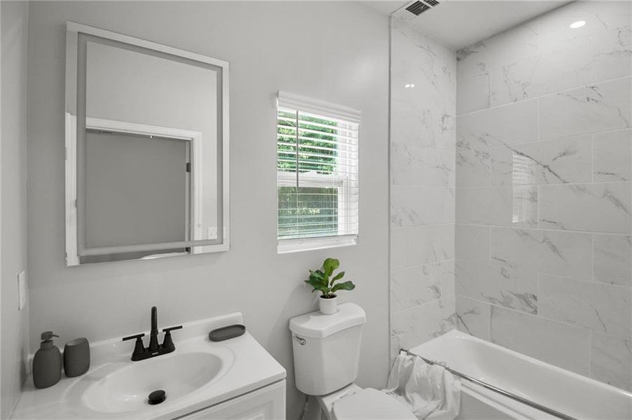 Furnished interior view inside a new home in , Macon (Image 4).