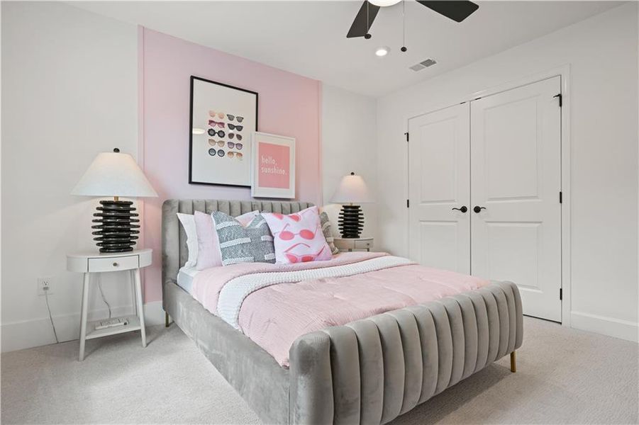 Furnished interior view inside a new home in Briar Creek, Atlanta (Image 28).