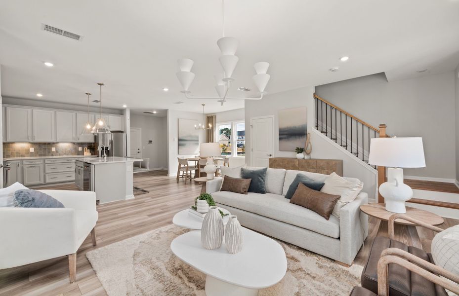 Representative furnished interior of a home built from the Sedona by Pulte Homes in Mailman Post, Knightdale (Image 31).