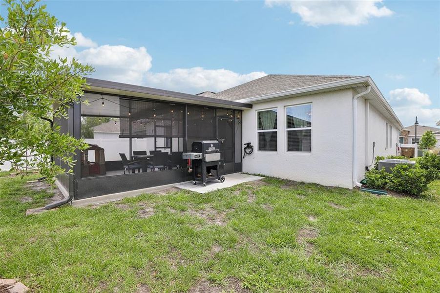 Exterior details and patio area of a home in Bridgewalk, St. Cloud (Image 24).