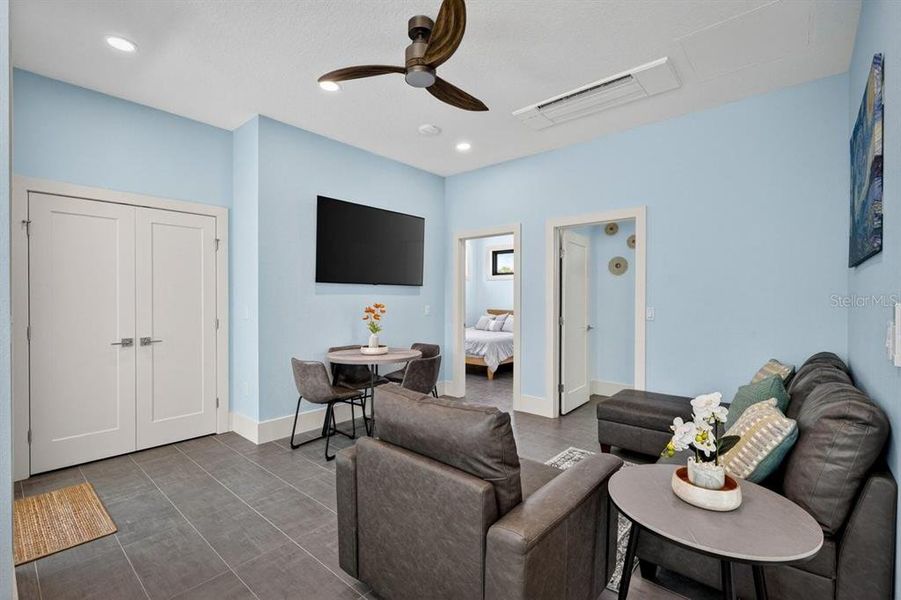 Furnished interior view inside a new home in , New Smyrna Beach (Image 63).