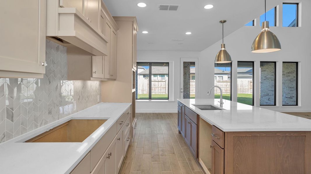 Furnished interior view inside a new home in Fulbrook On Fulshear Creek 60', Fulshear (Image 2). Furnished interior view inside a new home in Fulbrook On Fulshear Creek 60', Fulshear (Image 2).