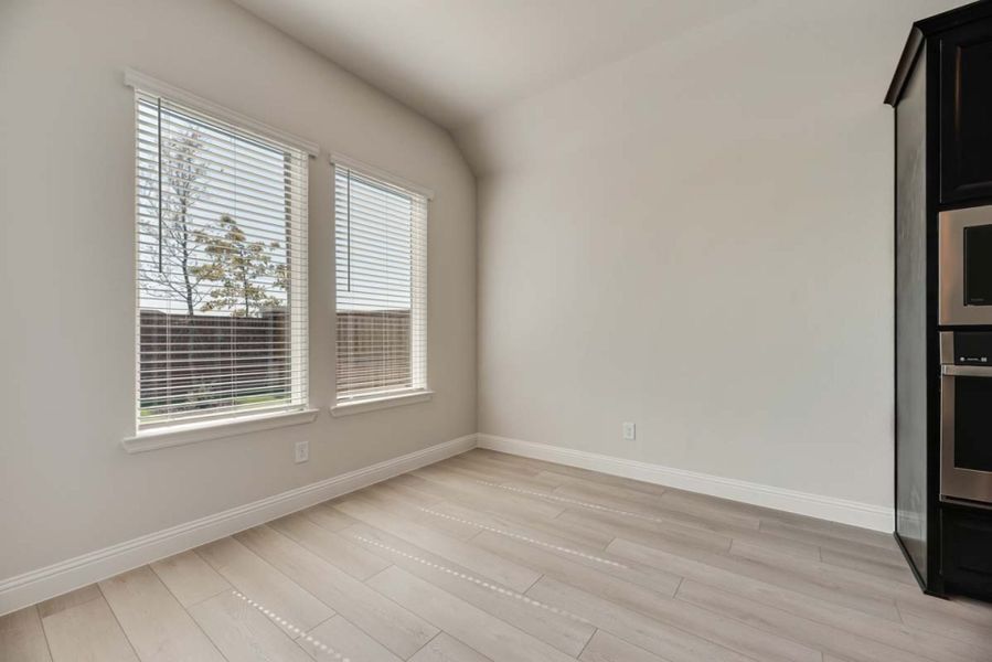 Representative unfurnished interior of a home built from the Fairhaven by Pacesetter Homes in River Ranch, Van Alstyne (Image 14). Representative unfurnished interior of a home built from the Fairhaven by Pacesetter Homes in River Ranch, Van Alstyne (Image 14).