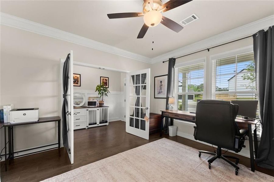 Furnished interior view inside a new home in , Dacula (Image 38).