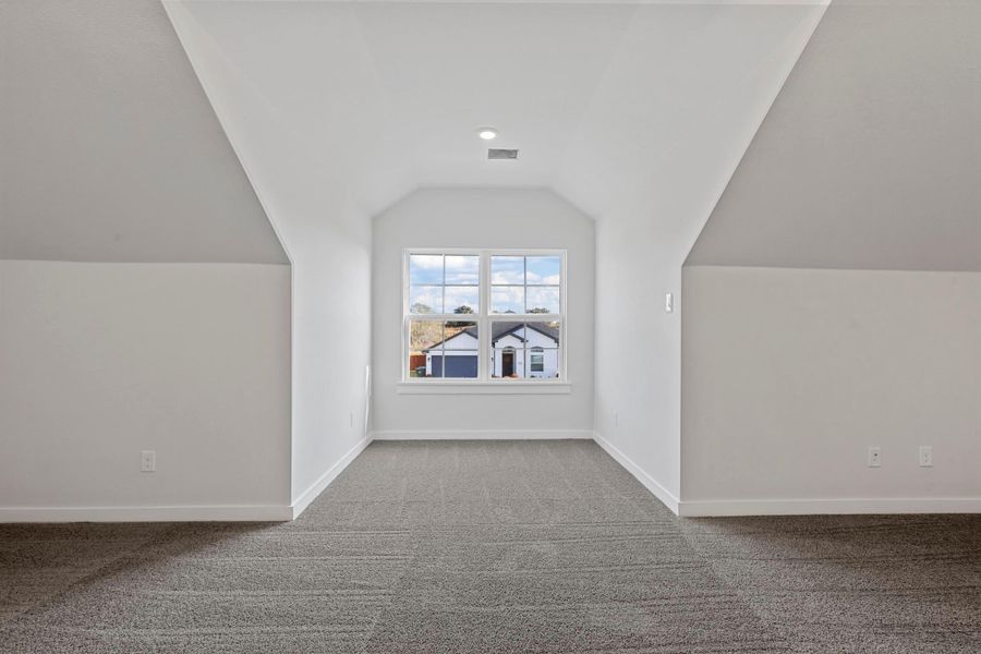 Representative unfurnished interior of a home built from the Garrison II by Cheldan Homes in Arbor Oaks, Boyd (Image 51).