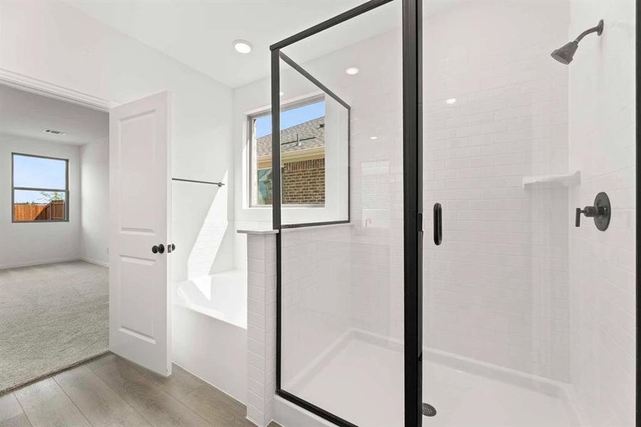 Furnished interior view inside a new home in Coyote Meadows 50s, Anna (Image 10). Furnished interior view inside a new home in Coyote Meadows 50s, Anna (Image 10).