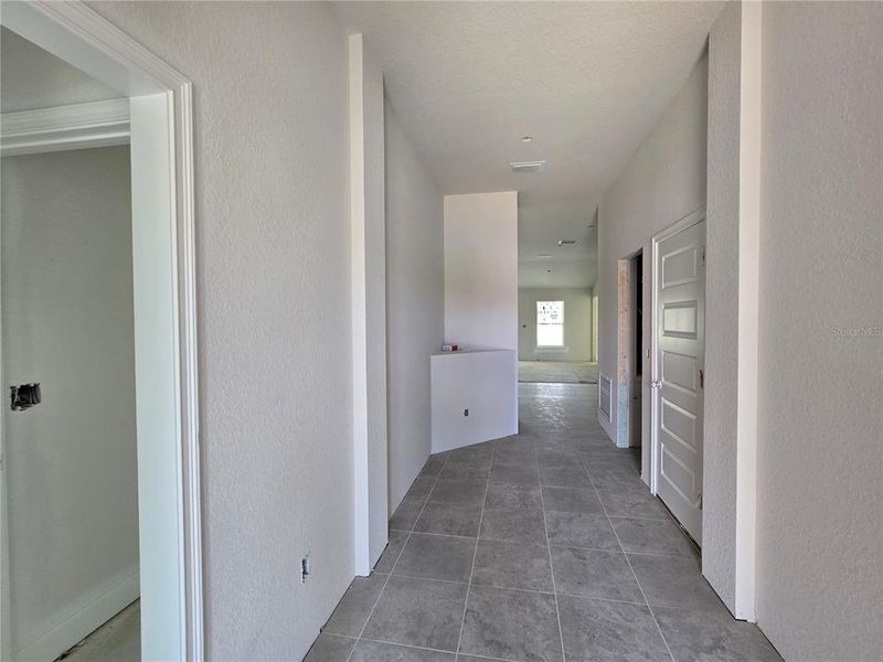 foyer and 2 bedrooms