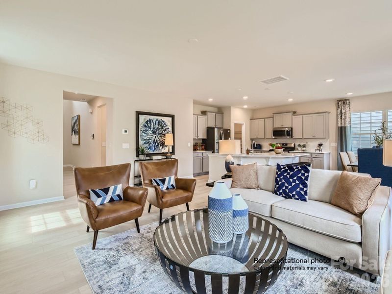 Furnished interior view inside a new home in Redhawk, Belmont (Image 14).