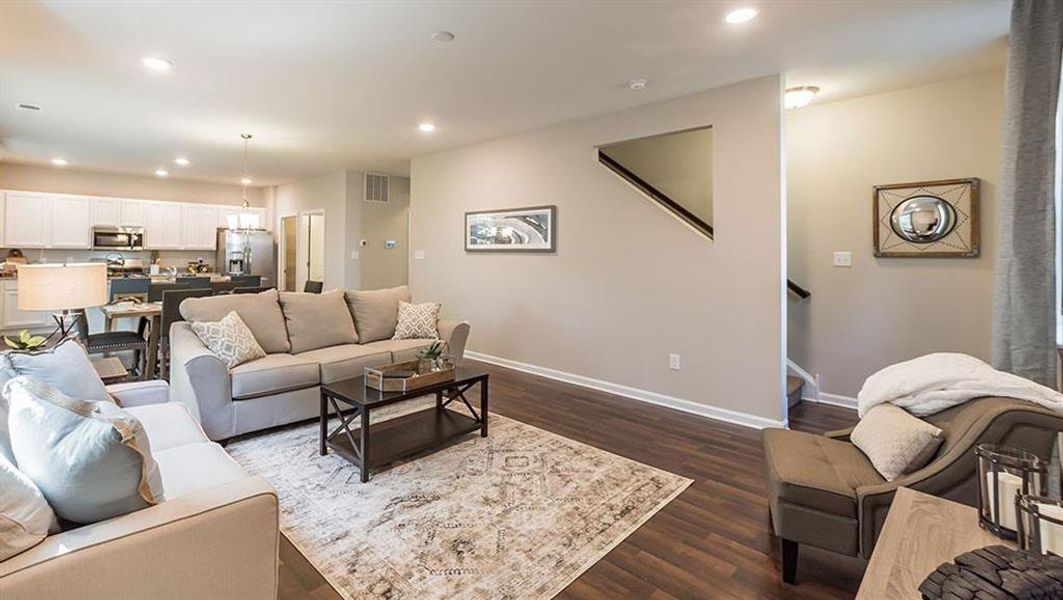 Furnished interior view inside a new home in Twin Lakes, Hoschton (Image 9).