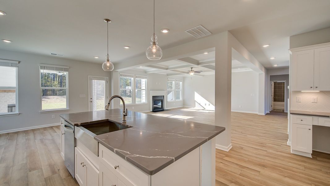 Furnished interior view inside a new home in Riverbend Overlook, Fayetteville (Image 23).