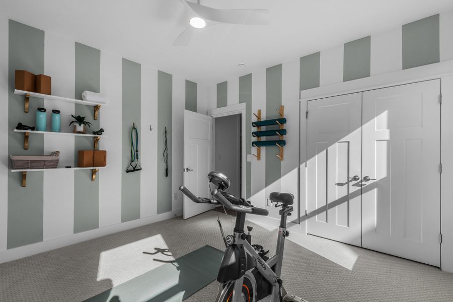 Representative furnished interior of a home built from the The Boardwalk by Chesapeake Homes in Coastal Club of the Carolinas, Calabash (Image 42).