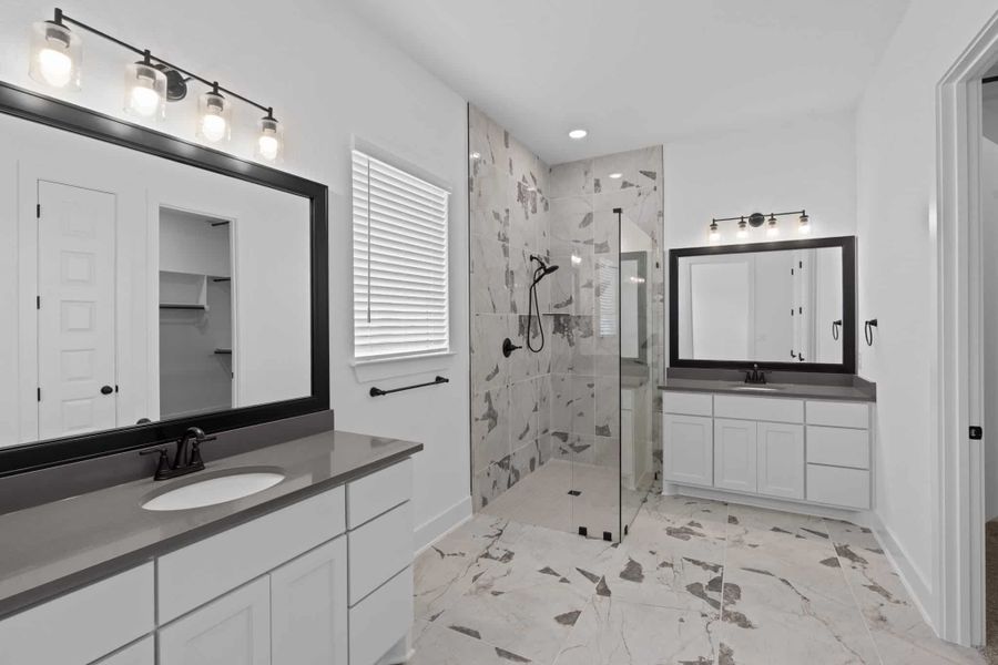 Representative furnished interior of a home built from the Cohen by Chesmar Homes in Sienna Lakes, San Antonio (Image 5).