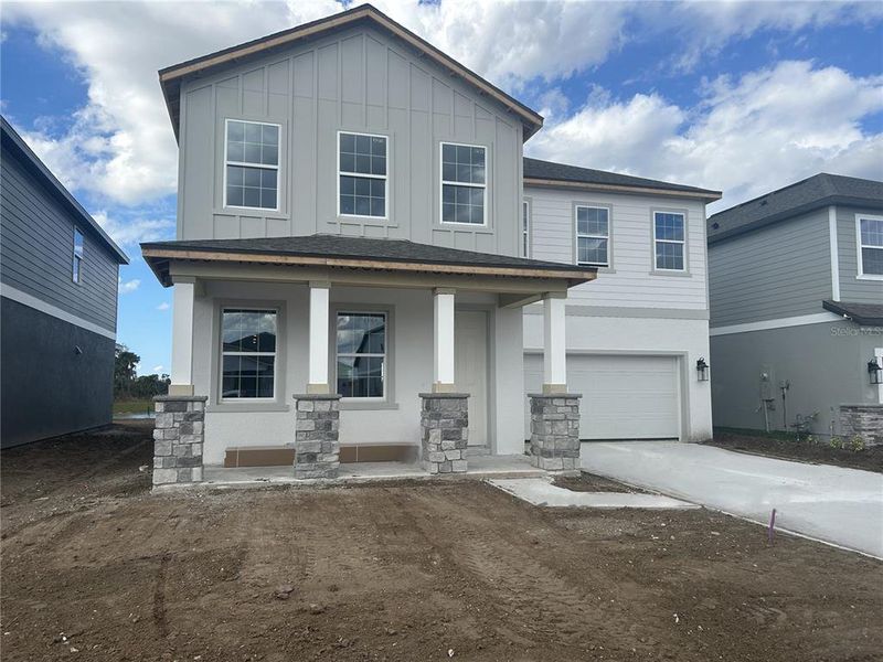 In-progress construction of a new home in Oakfield Trails, Parrish, FL (Image 31).