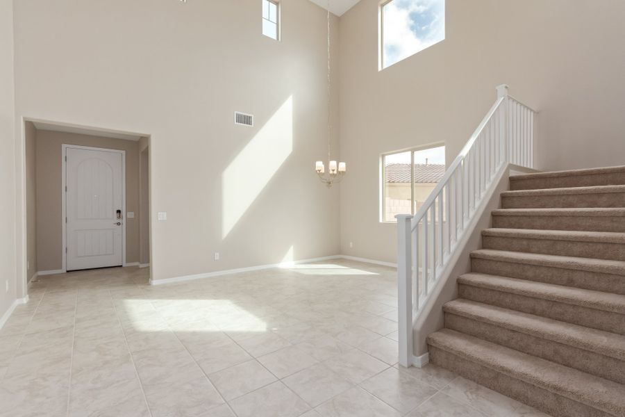 Representative unfurnished interior of a home built from the Turquoise by Taylor Morrison in Tierra Montana Encore Collection, Laveen (Image 52).