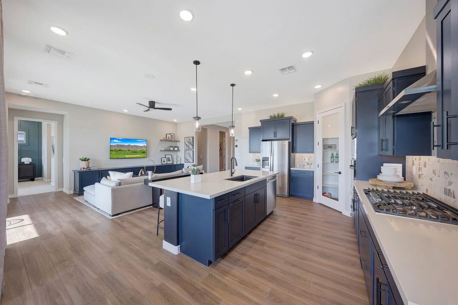 Representative furnished interior of a home built from the Harbor by Mattamy Homes in Miravida, Surprise (Image 23).