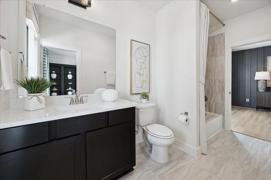 Furnished interior view inside a new home in Caywood Place, Houston (Image 29). Furnished interior view inside a new home in Caywood Place, Houston (Image 29).