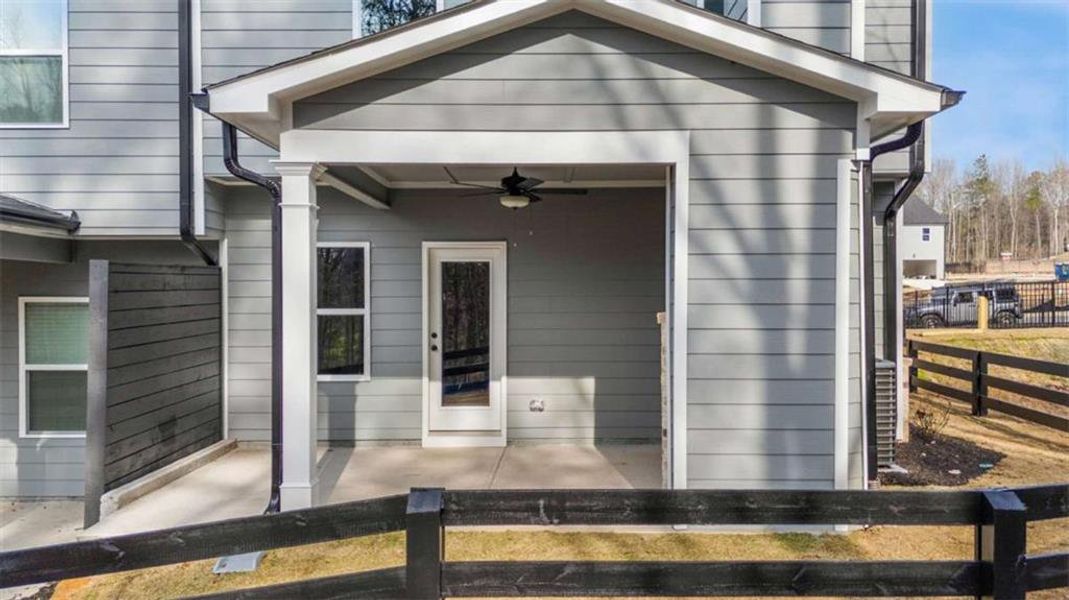 Exterior details and patio area of a home in , Conyers (Image 24).