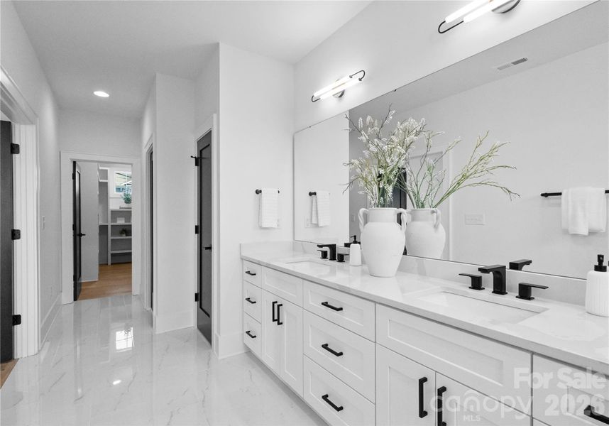 Furnished interior view inside a new home in , Charlotte (Image 15).