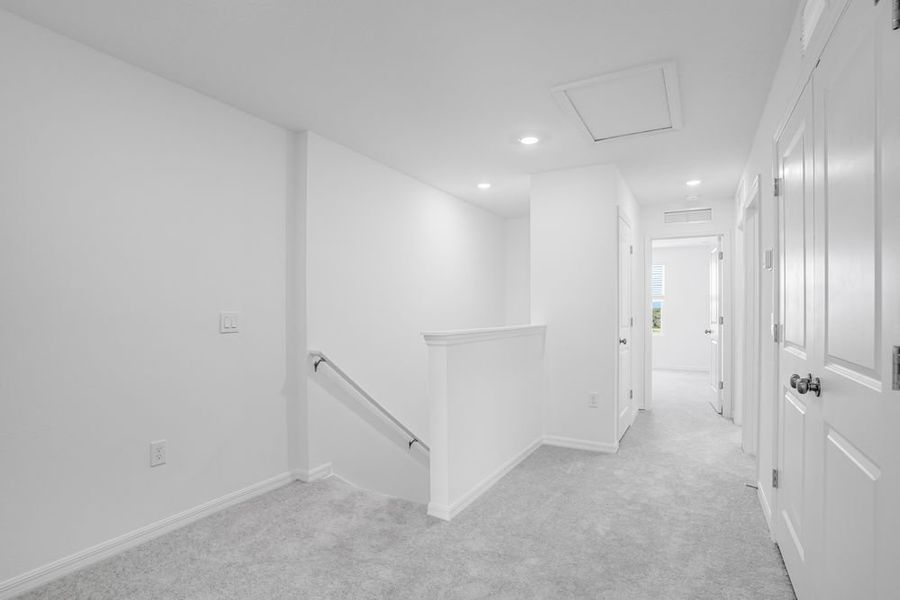 Spacious, unfurnished interior of a new home in Waterstone Townhomes, Groveland (Image 23).