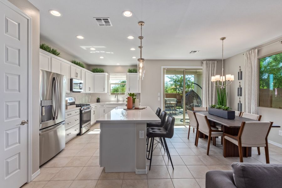 Furnished interior view inside a new home in Rancho Mercado, Surprise (Image 11).