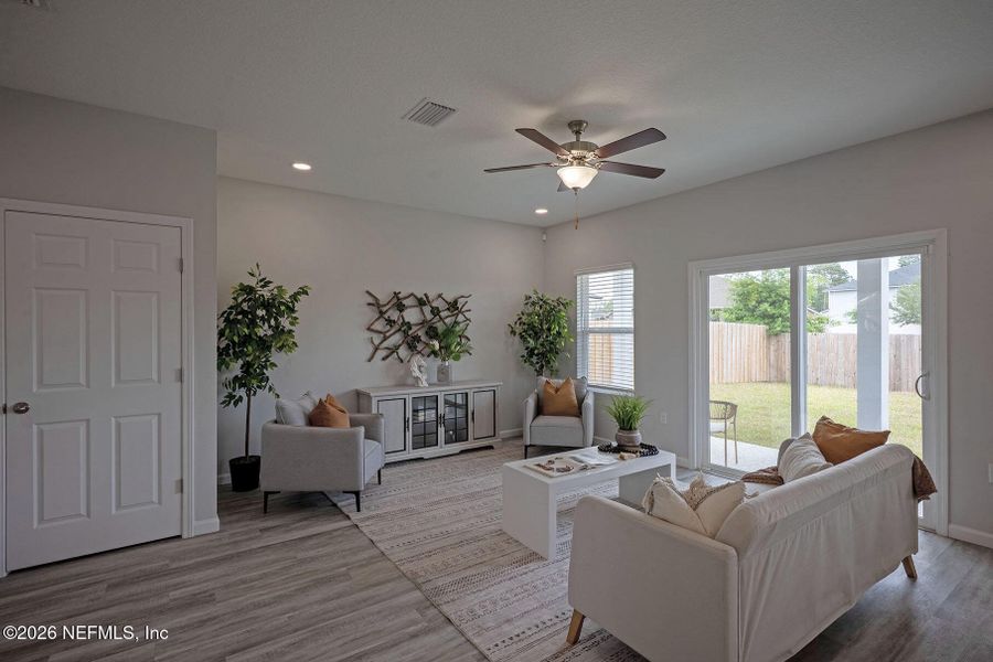 Furnished interior view inside a new home in , Jacksonville (Image 38).