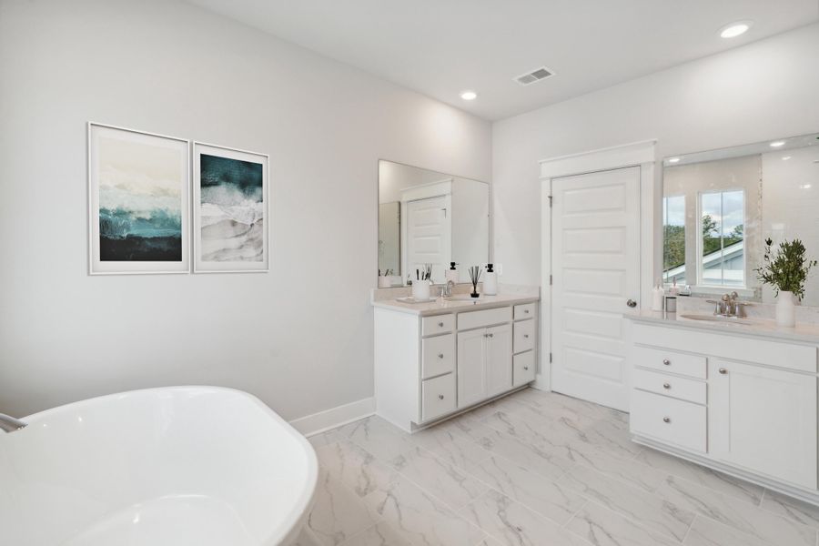 Furnished interior view inside a new home in Carnes Crossroads: Coastal Collection, Summerville (Image 11).