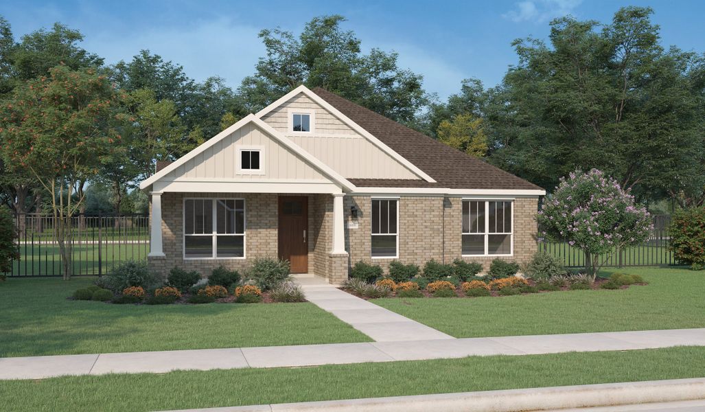 Representative exterior photo of a completed home built from the Blue Jay by Centre Living Homes in Dove Hollow, Waxahachie, TX (Image 29).