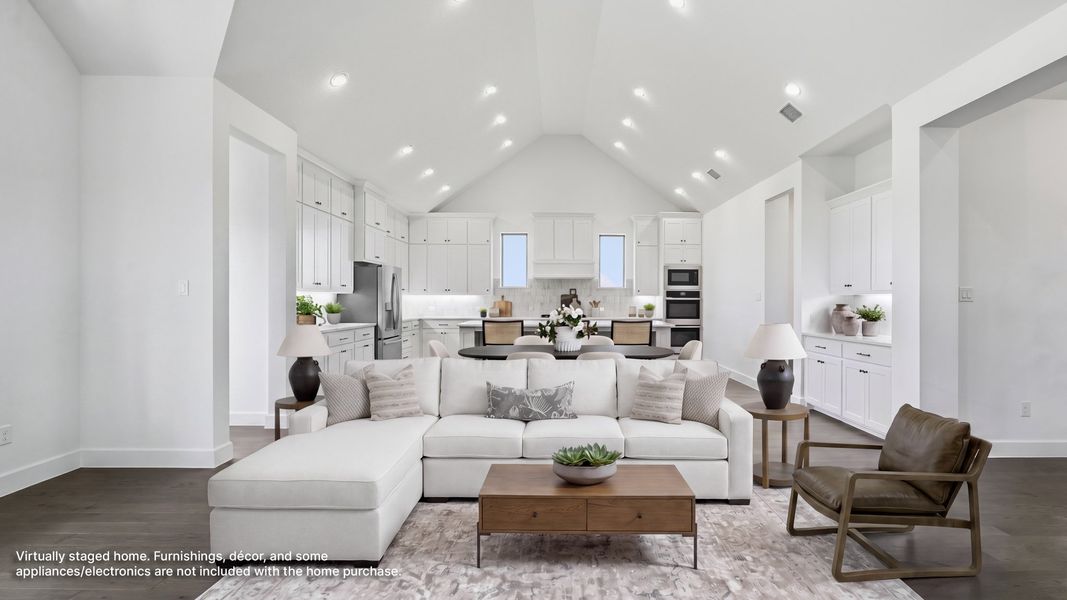 Furnished interior view inside a new home in Sweetgrass, Haslet (Image 8).