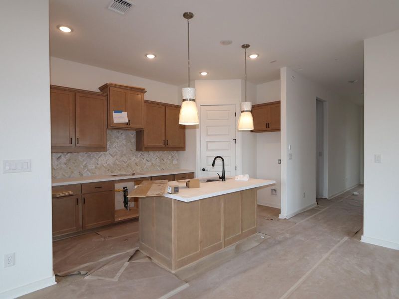 In-progress construction of a new home in Heritage, Dripping Springs, TX (Image 13).