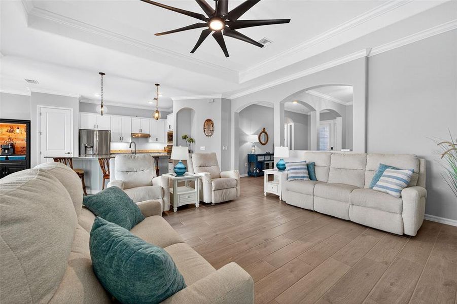 Furnished interior view inside a new home in , Punta Gorda (Image 10).