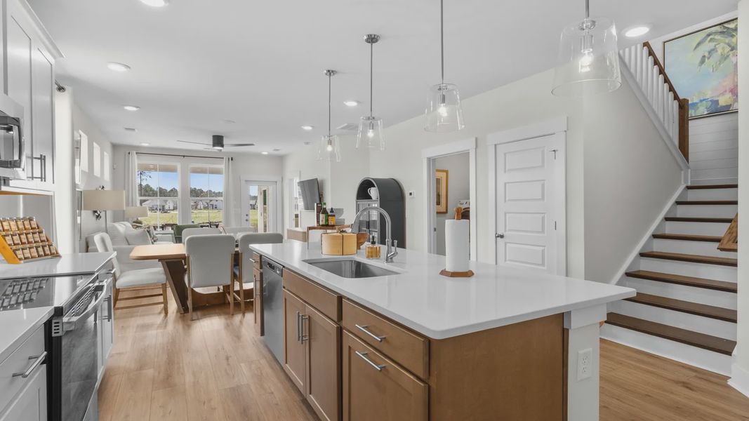 Furnished interior view inside a new home in Townes at Carolina Forest, Myrtle Beach (Image 8).