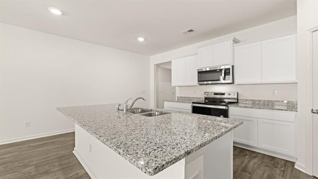 Furnished interior view inside a new home in Champion's Run, Lithonia (Image 3). Furnished interior view inside a new home in Champion's Run, Lithonia (Image 3).