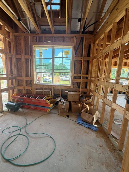 In-progress construction of a new home in , Montgomery, TX (Image 28).
