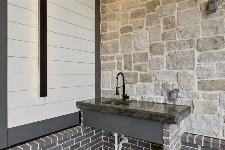 Exterior details and patio area of a home in , Cumming (Image 3). Exterior details and patio area of a home in , Cumming (Image 3).