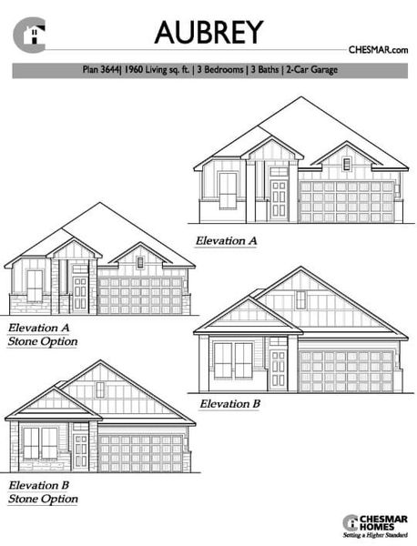 Exterior rendering of this home design in Beacon Point, Texas City, TX (Image 3). Exterior rendering of this home design in Beacon Point, Texas City, TX (Image 3).