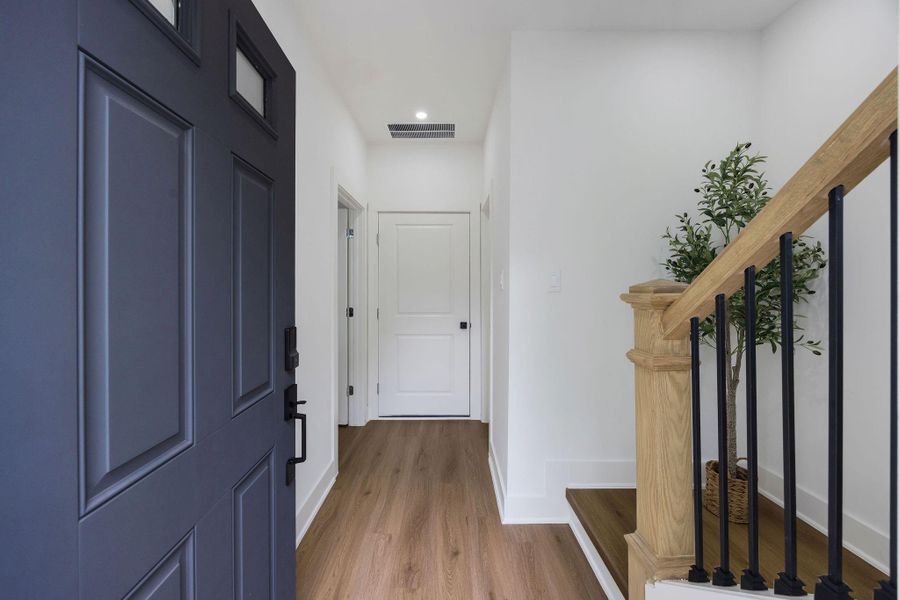 Spacious, unfurnished interior of a new home in Commons at West Tidwell, Houston (Image 19).