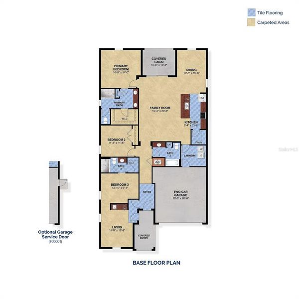 2D floor plan layout of this home in Pine Meadows Reserve, Eustis, FL (Image 2). 2D floor plan layout of this home in Pine Meadows Reserve, Eustis, FL (Image 2).